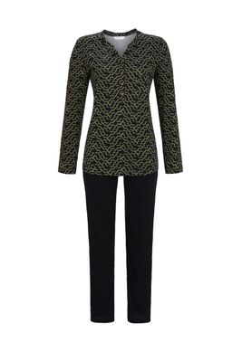 Cherie Line pyjama- Zwart combinatie