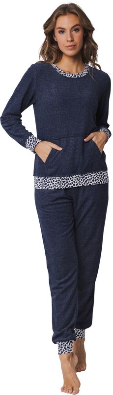 Rebelle lounge pyjama - Blauw combinatie