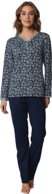 Pastunette pyjama katoen - Blauw combinatie