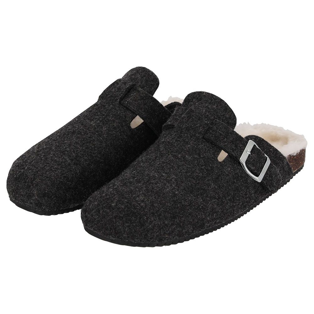 Apollo dames pantoffel - Grijs combinatie
