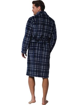 Pastunette badjas fleece -Blauw combinatie
