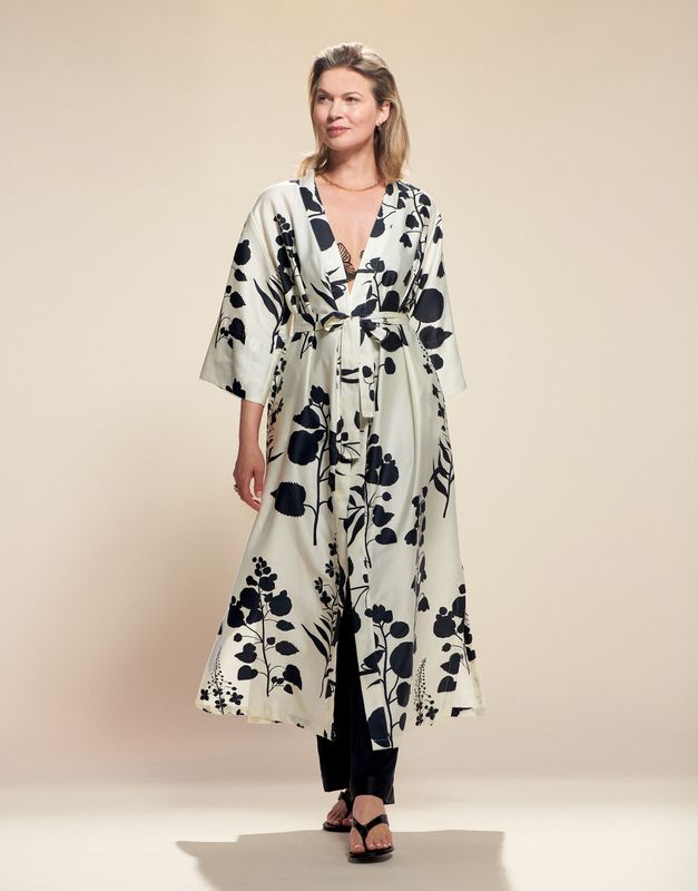 Essenza duster -Ecru combinatie