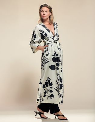 Essenza duster -Ecru combinatie