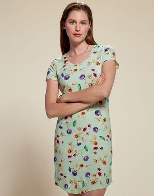 Essenza nachthemd - Groen combinatie