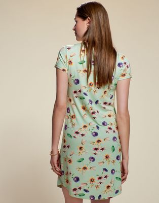 Essenza nachthemd - Groen combinatie