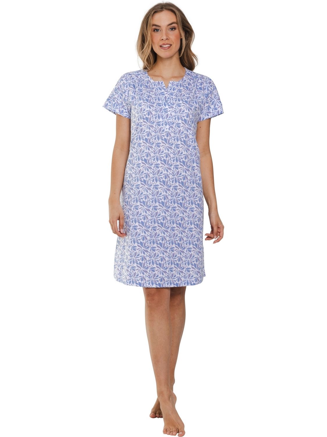 Pastunette nachthemd - Blauw combinatie