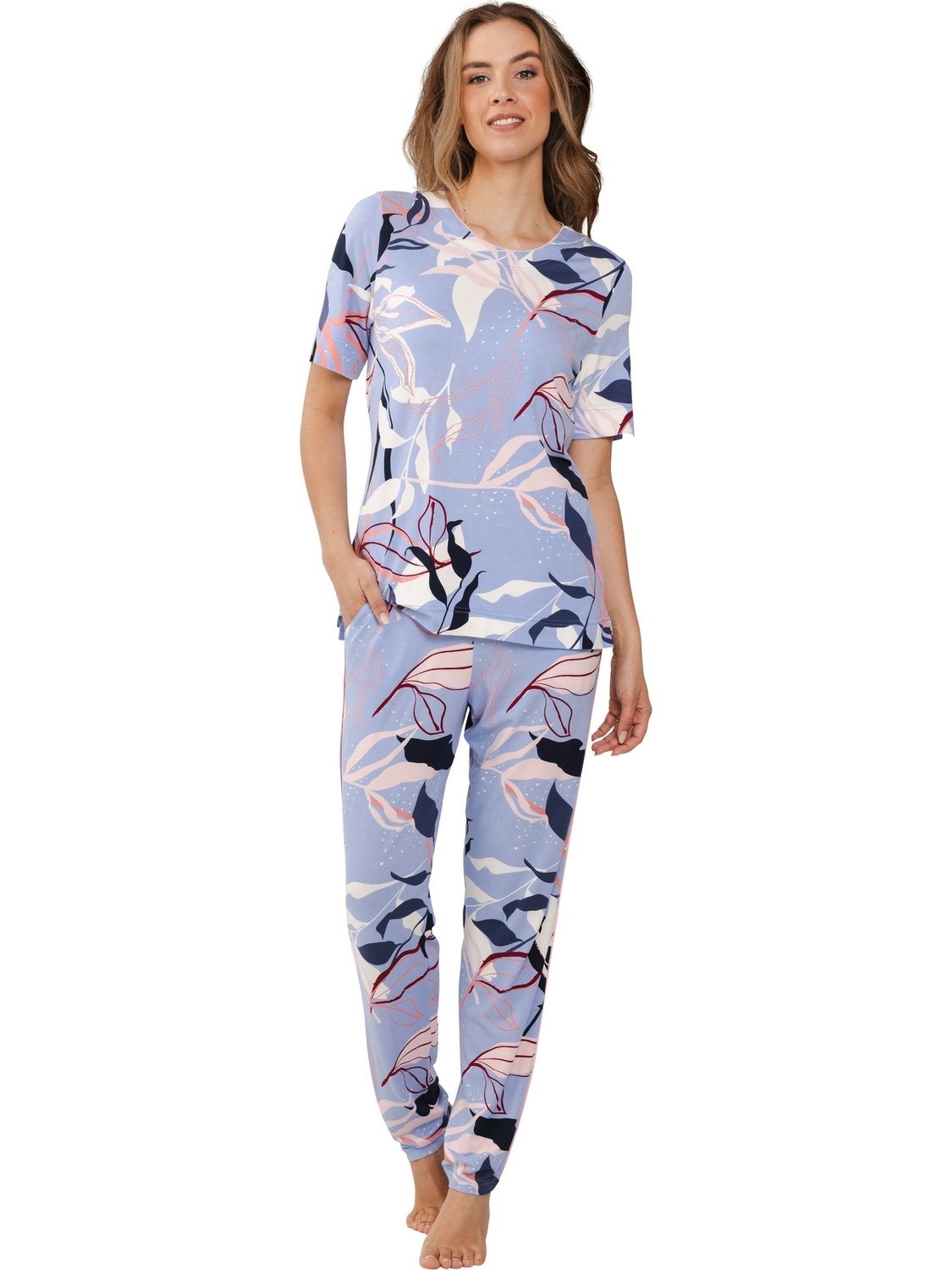 Pastunette pyjama -  Blauw combinatie