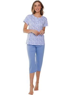 Pastunette pyjama - Blauw combinatie