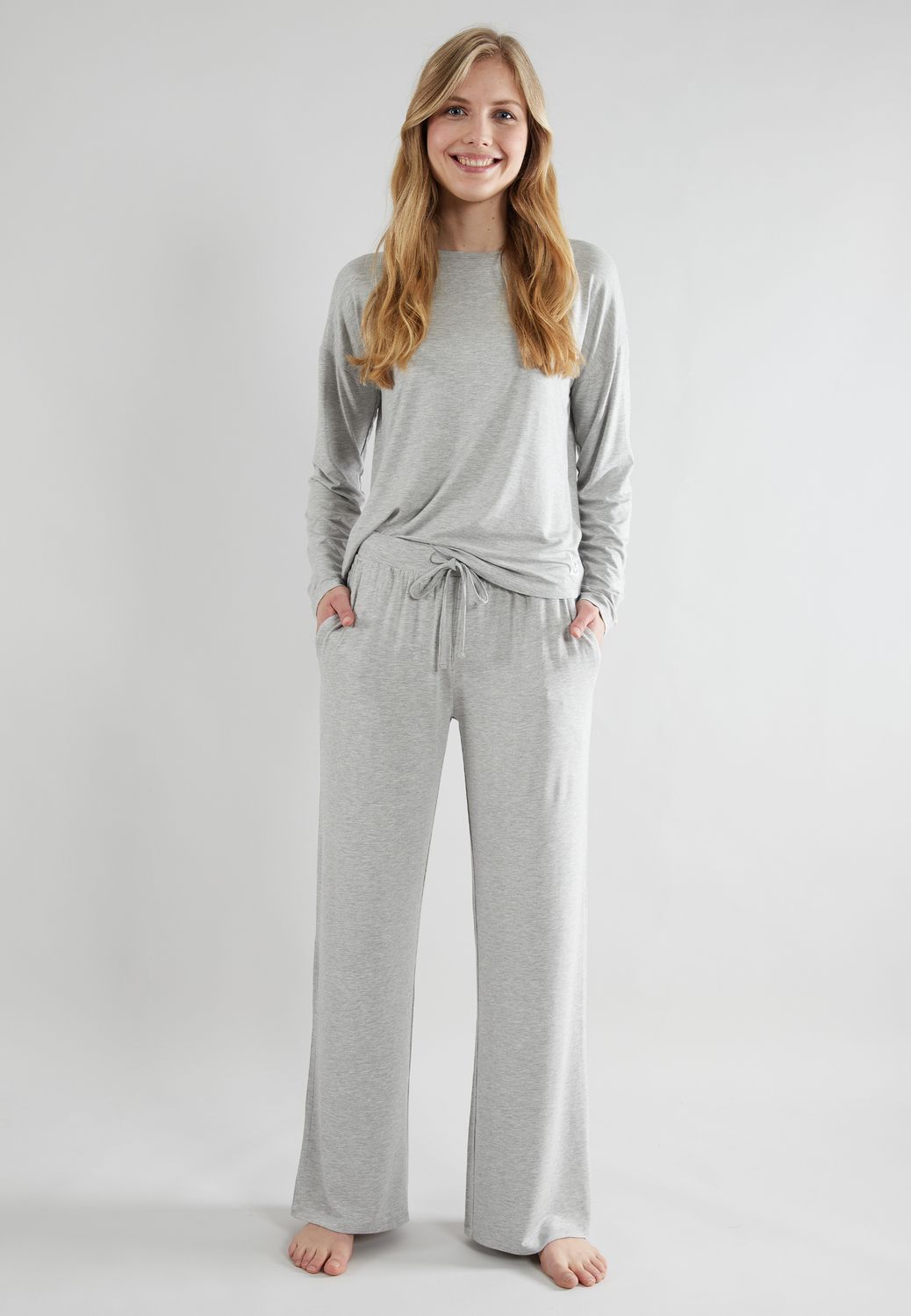 Tom Tailor lounge pyjama - Grijs melee