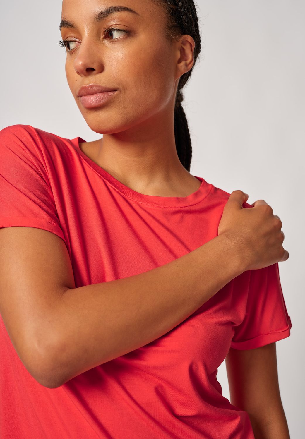 Skiny t-shirt - Donker oranje/ brique