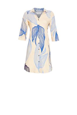 Cherie line nachthemd - Zand combinatie