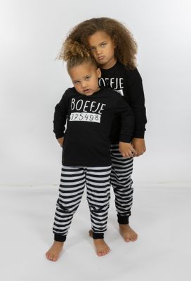 Kinderpyjama boefje- Zwart