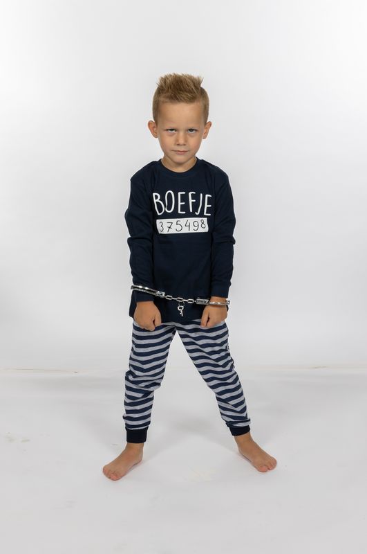 Kinderpyjama boefje - Zwart