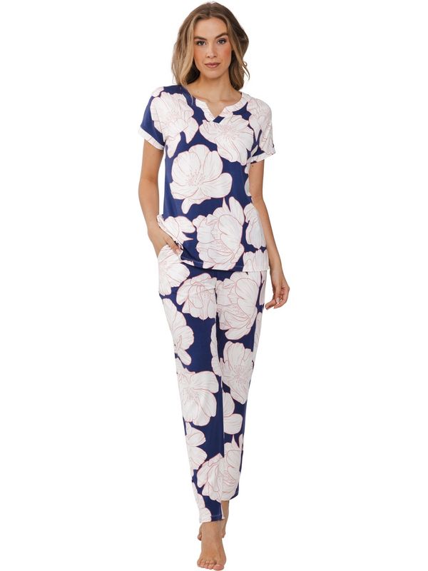 Pastunette pyjama - Blauw combinatie