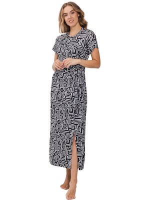 Pastunette jurk - Zwart combinatie