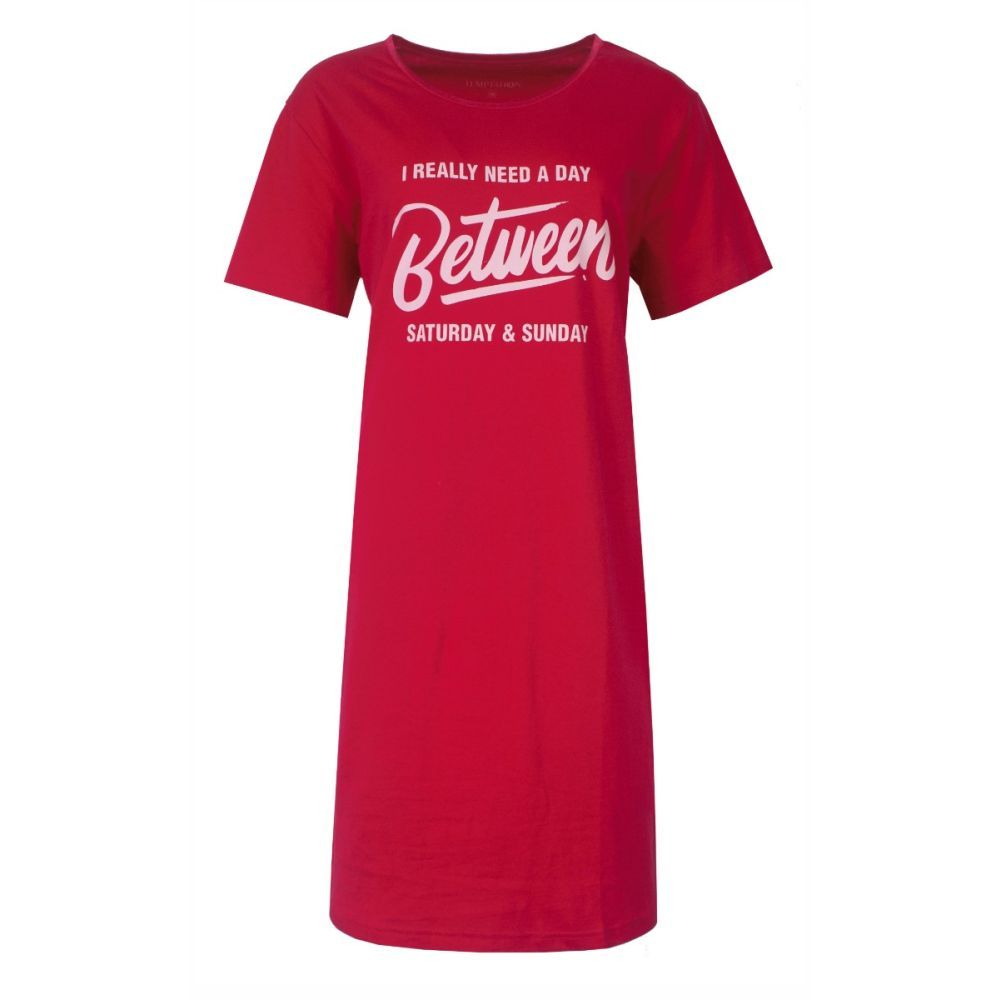 Temptation big-shirt -Between Fuchsia