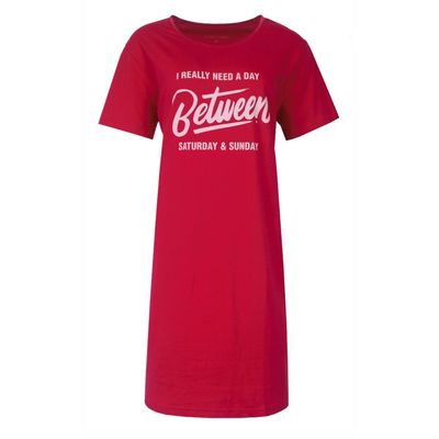 Temptation big-shirt -Between Fuchsia