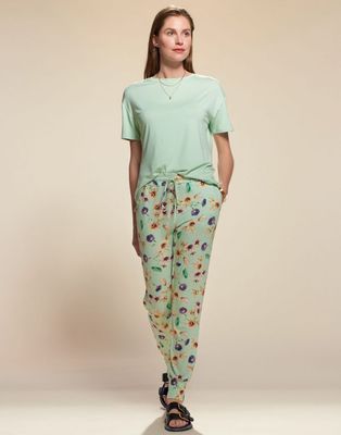 Essenza lange broek- Groen combinatie