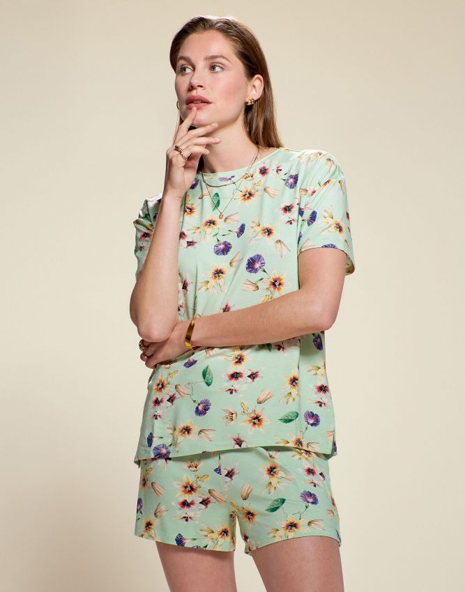 Essenza shirt -Groen combinatie