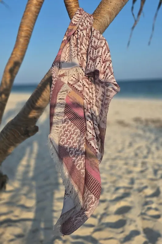 ZusenZomer-hamamdoek ESLA - bordo
