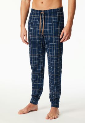 Schiesser lange broek -Blauw combinatie