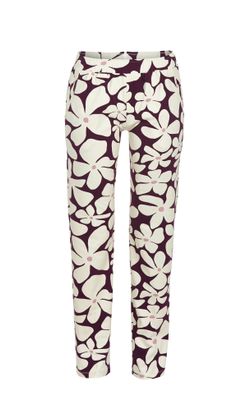 Bloomy bij Ringella losse broek - Aubergine