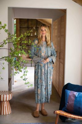 Pip Studio nachthemd long  - Blue