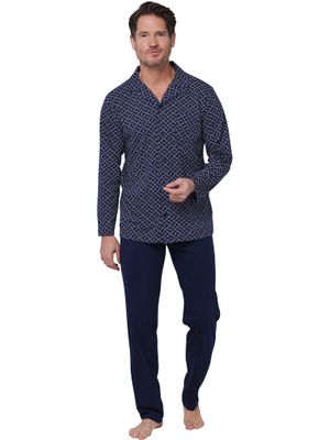 Pastunette heren pyjama - dark bleu