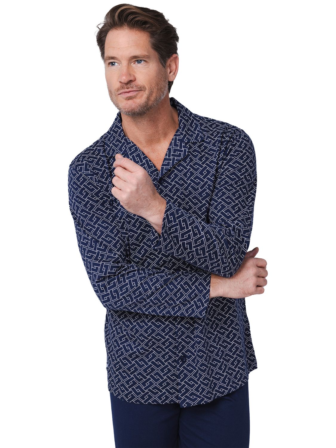 Pastunette heren pyjama - dark bleu