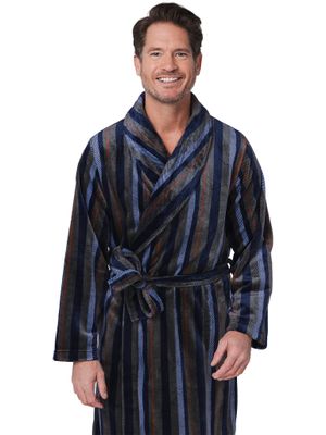 Pastunette heren badjas - Dark bleu