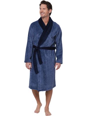 Pastunette heren badjas - Dark bleu