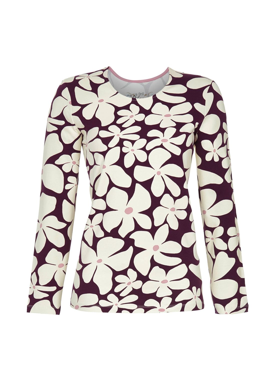 Bloomy bij Ringella shirt - pflaume
