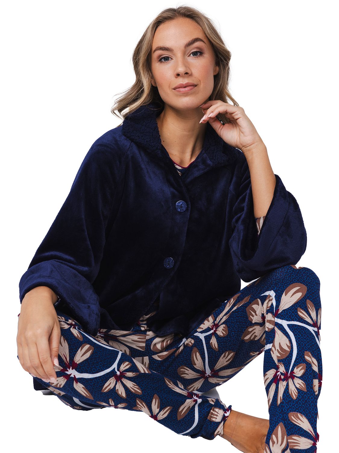 Pastunette fleece vest - Dark Blue