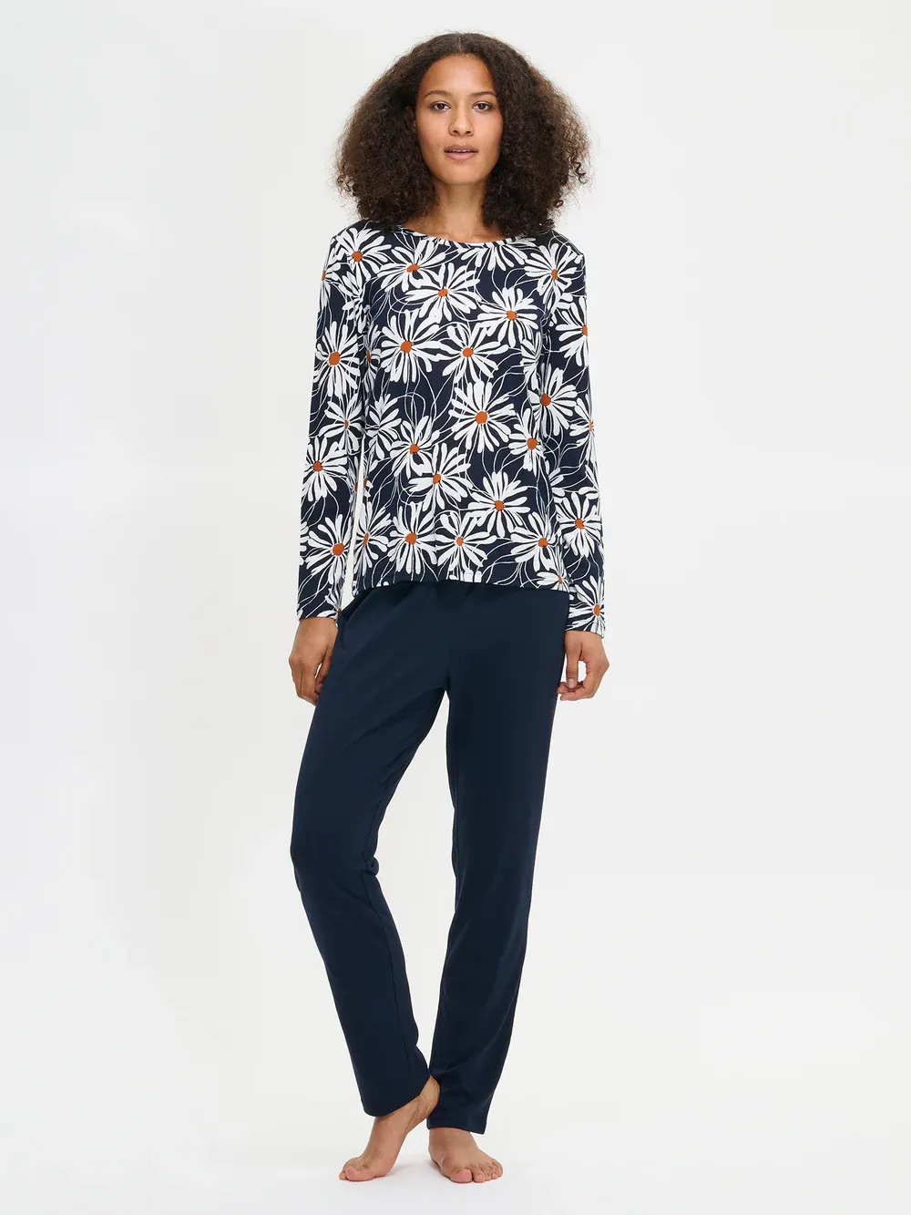 Nanso pyjama - navy/wit