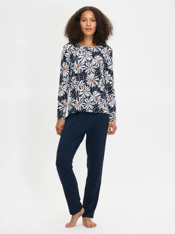Nanso pyjama - navy/wit