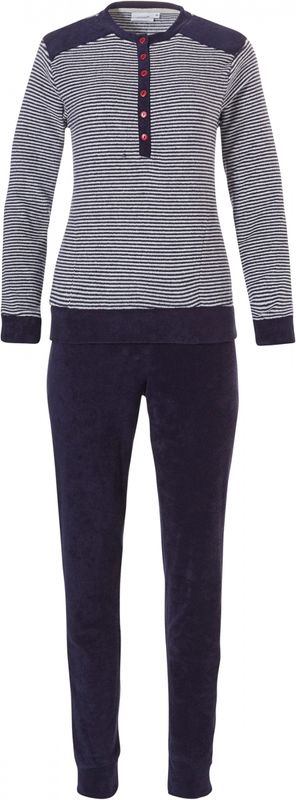 Pastunette badstof pyjama - Marine combinatie