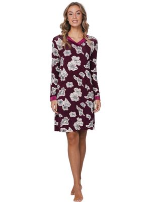 Pastunette nachthemd -  Dark Red