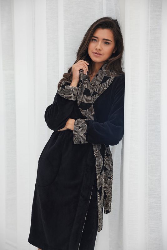 Pastunette badjas - Black