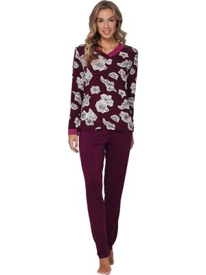 Pastunette pyjama - Dark Red