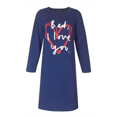 Temptation big-shirt - dark bleu