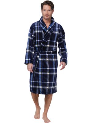 Pastunette heren badjas- Dark Blue