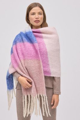 Ysabel Mora pashmina sjaal rose