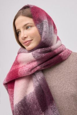 Ysabel Mora pashmina sjaal bordo