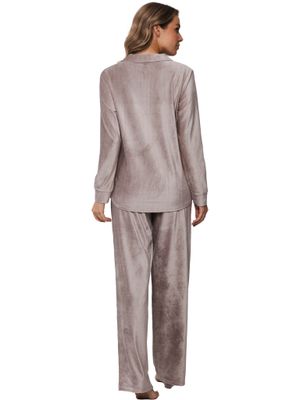 Pastunette velours huispak - Zand