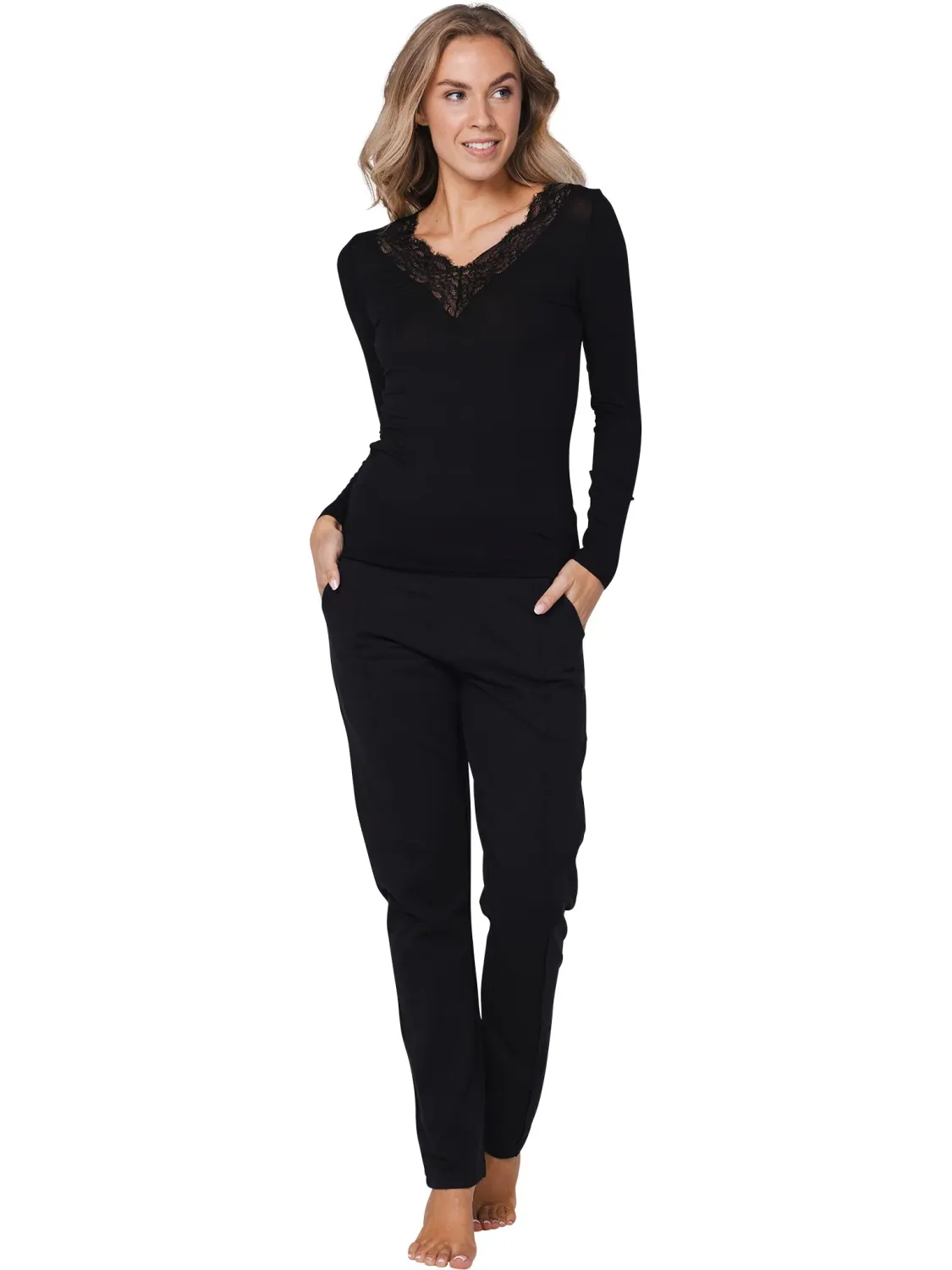 Pastunette lounge -revalidatiebroek -Zwart