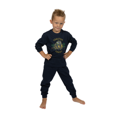 Kinderpyjama  Tractor Crazy - marine