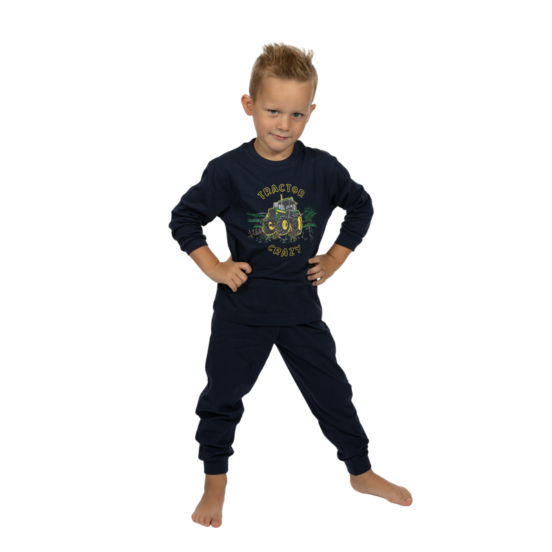 Kinderpyjama  Tractor Crazy - marine