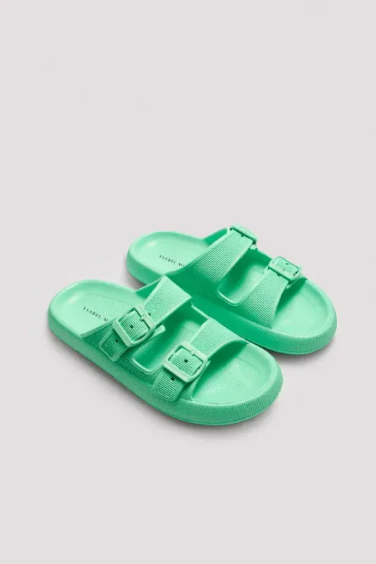 Ysabel Mora Flip-flops- Licht groen