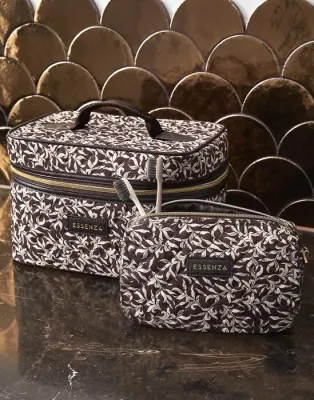 Essenza make-up tasje -  Zwart combinatie