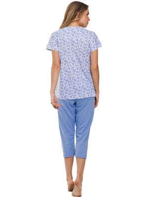 Pastunette pyjama - Blauw combinatie